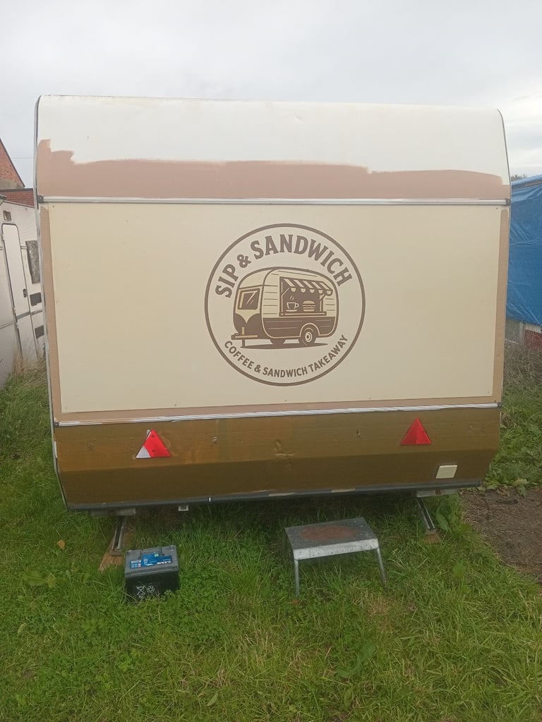 image for Caravan converted to burger events cake coffee van