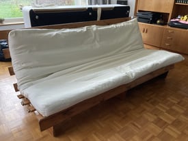 Double Futon (Base, Mattress and Arm Rests)