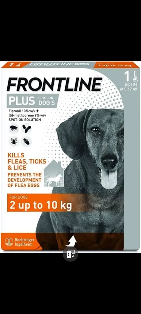 FRONTLINE Plus Spot-On Dog Flea & Tick Treatment