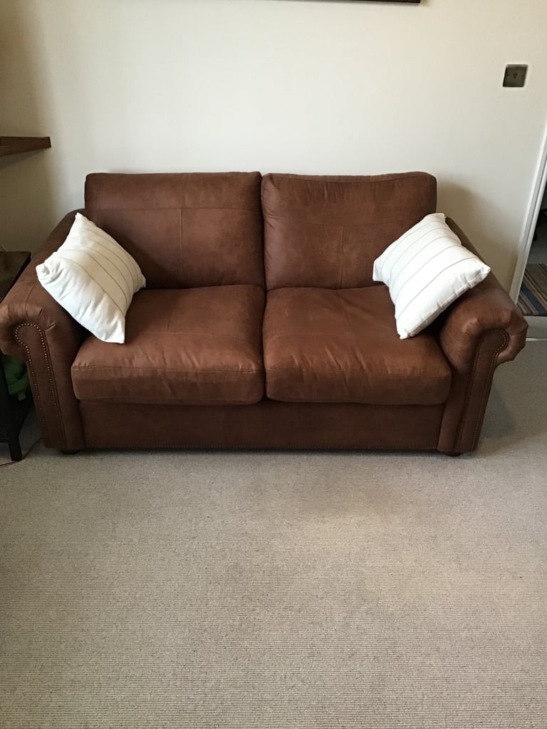 One sofa bed, one sofa