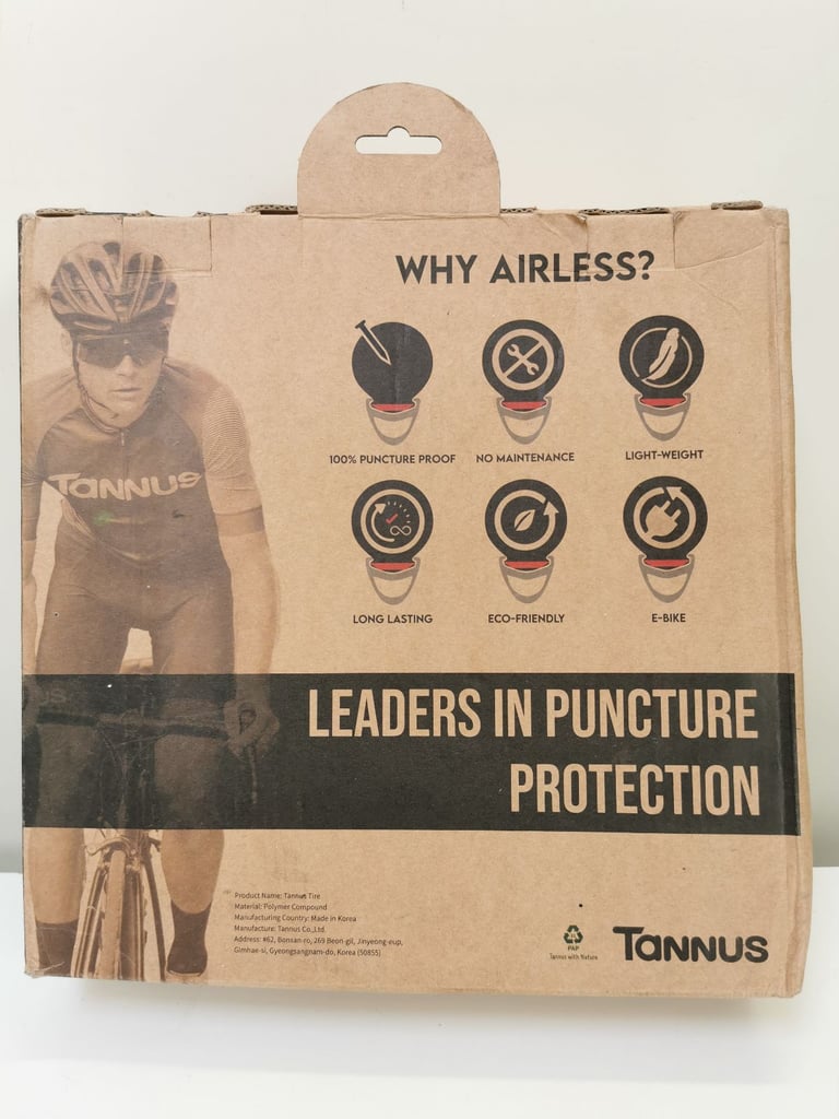 Tannus Puncture Resistant Road Bike Bicycle Tyre 700 x 25c