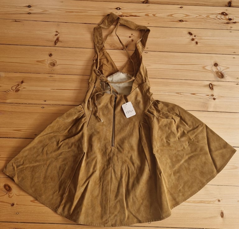 Free People Vera Suede Mini Dress Brand New With Tags