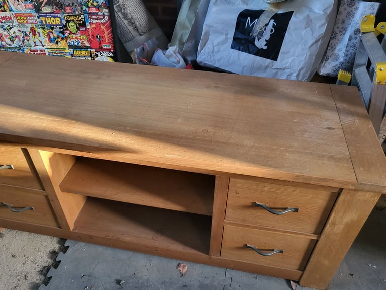 image for Next oak tv cabinet