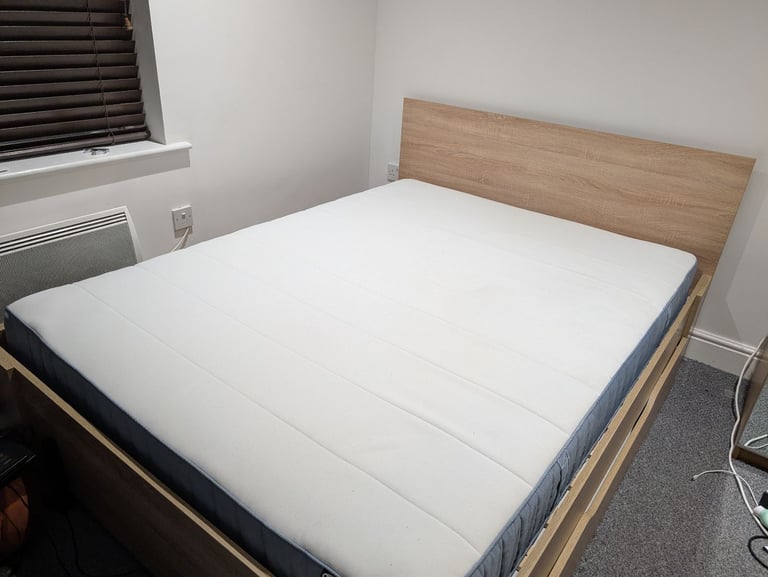 image for Bedframe + mattress 