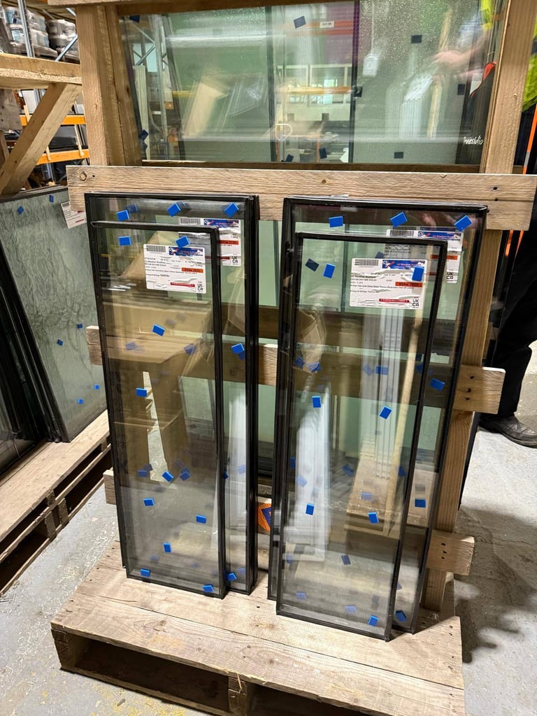 Rosewood uPVC Window 14 ***Glazed***