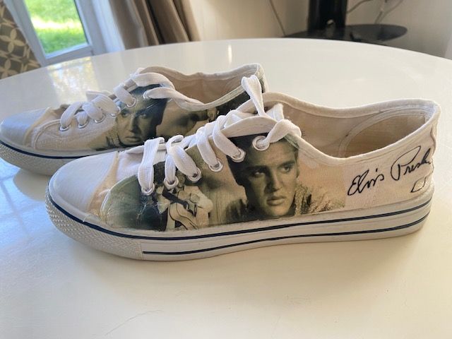 image for V.RARE: Elvis Canvas Shoes / Trainers *EX*