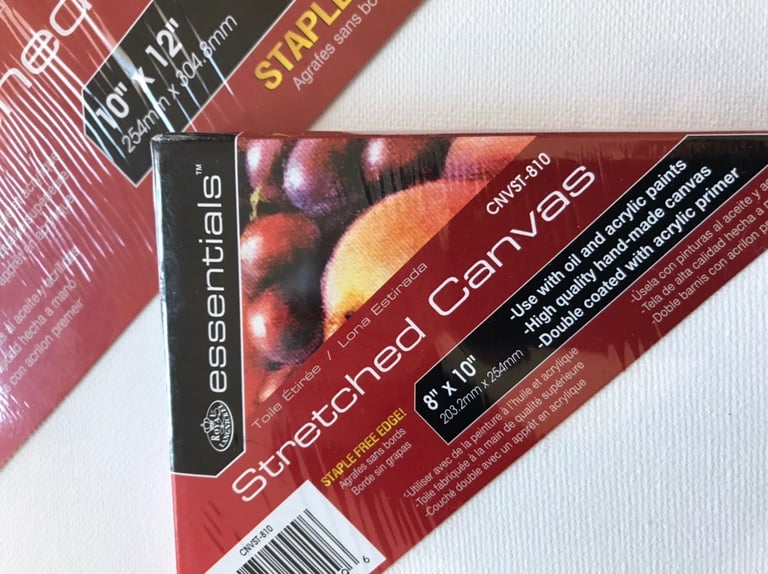 BARGAIN Art job lot - 5 NEW PAINTING BOARDS AND PORTFOLIO CASE.