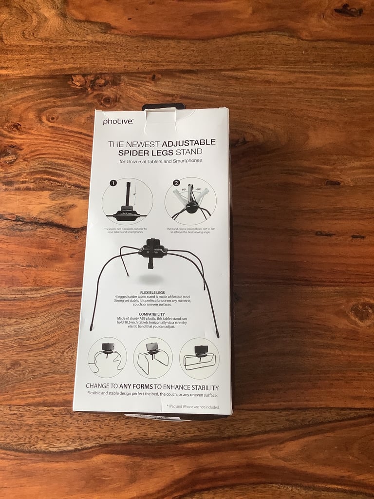Photive Adjustable Spider Legs Stand 
