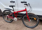 Adults folding bike 17’’ frame 26’’ wheels £70