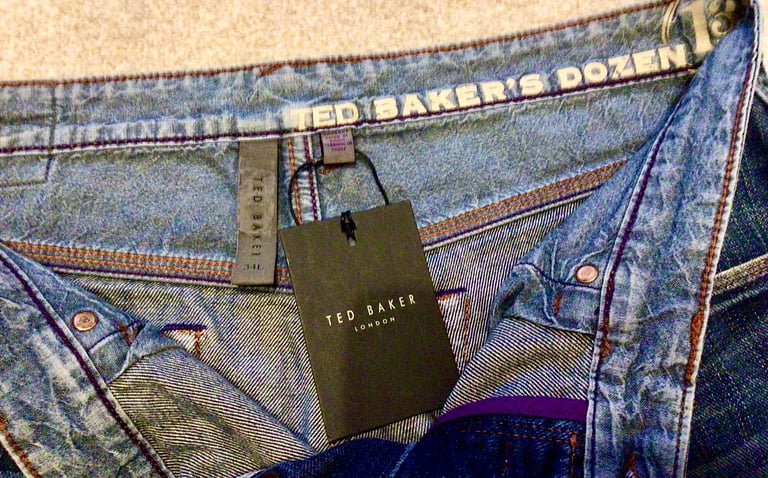 Ted Baker distressed jeans