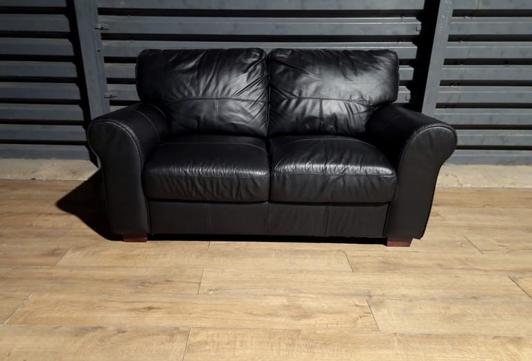 image for Salisbury Real Leather 2 Seater Sofa