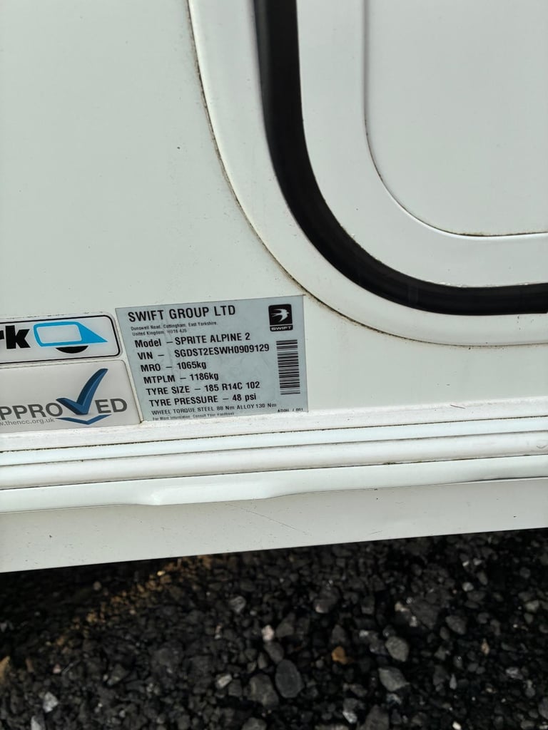 2017 Swift Sprite Alpine 2