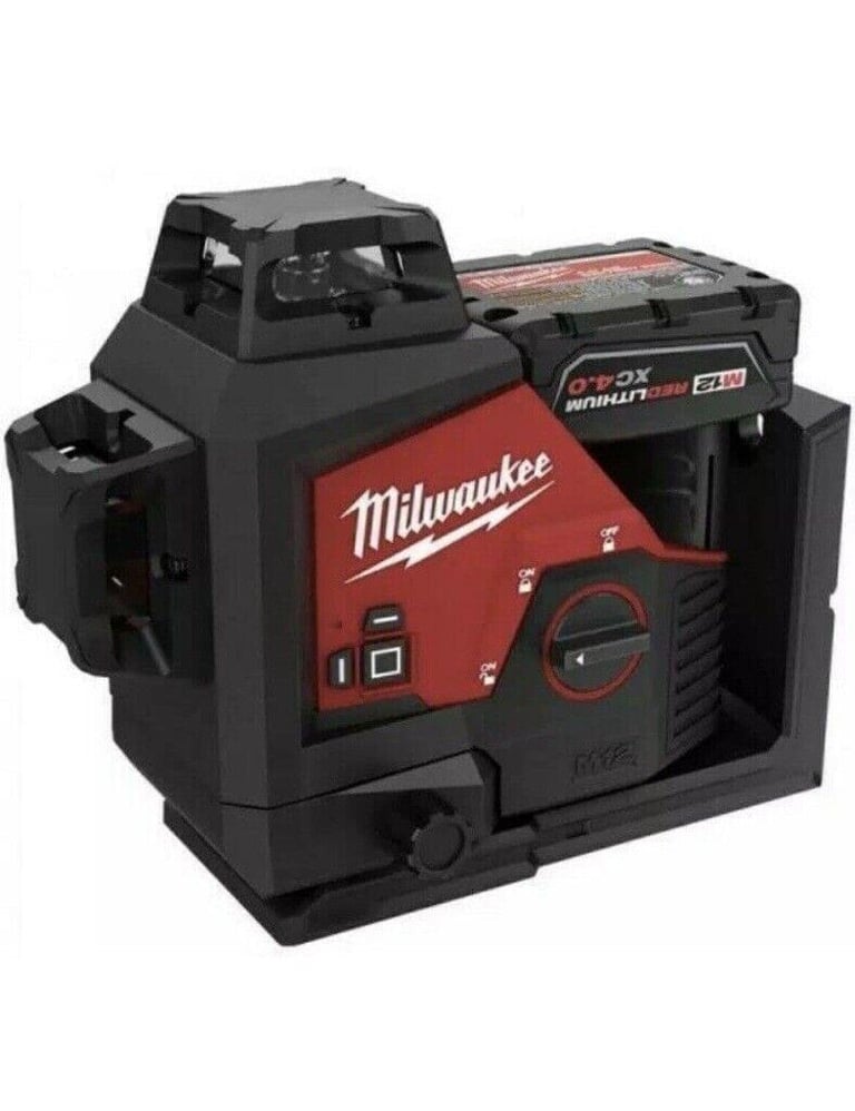 Milwaukee M123PL-401C M12v Green 360° 3 Plane Green Laser Line Level K