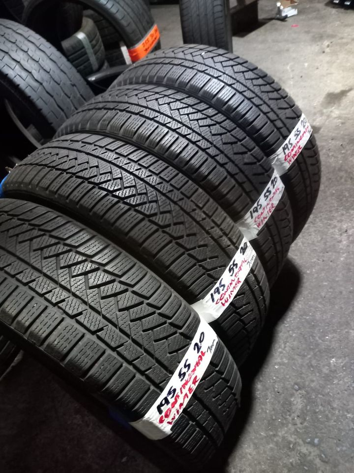 195 55 20 continental winter tyres full set only £180 fitted and balanced open 7 days a week