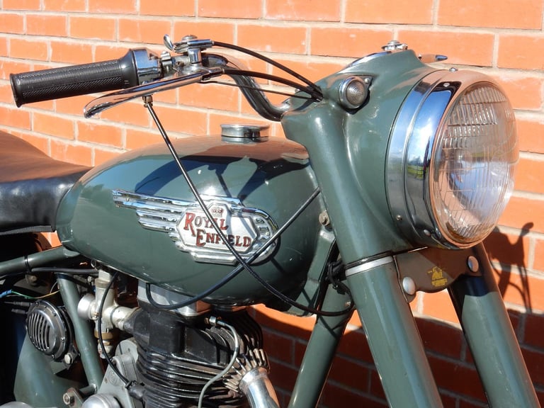 Royal Enfield Model G 350cc 1957 Matching Numbers. V5C & Buff Logbook - 209 XVY