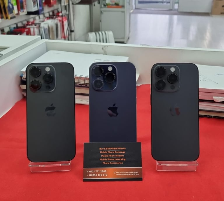 APPLE iPHONE 14 PRO 128GB-BLACK-UNLOCKED-(EXCELLENT CONDITION)+WARRANTY(PRICE START FROM £369)