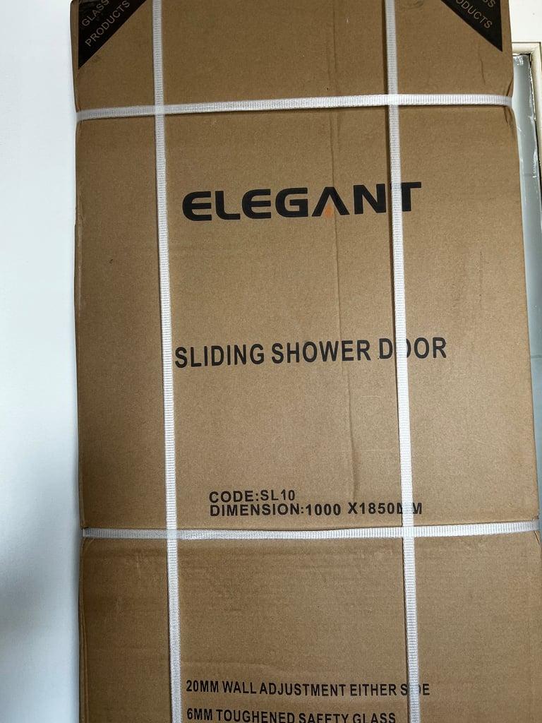 Brand new sliding shower door