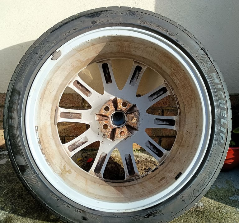 19" JAG ALLOYS 5x108 WHEELS TYRES XF XE XJ XK FORD VOLVO