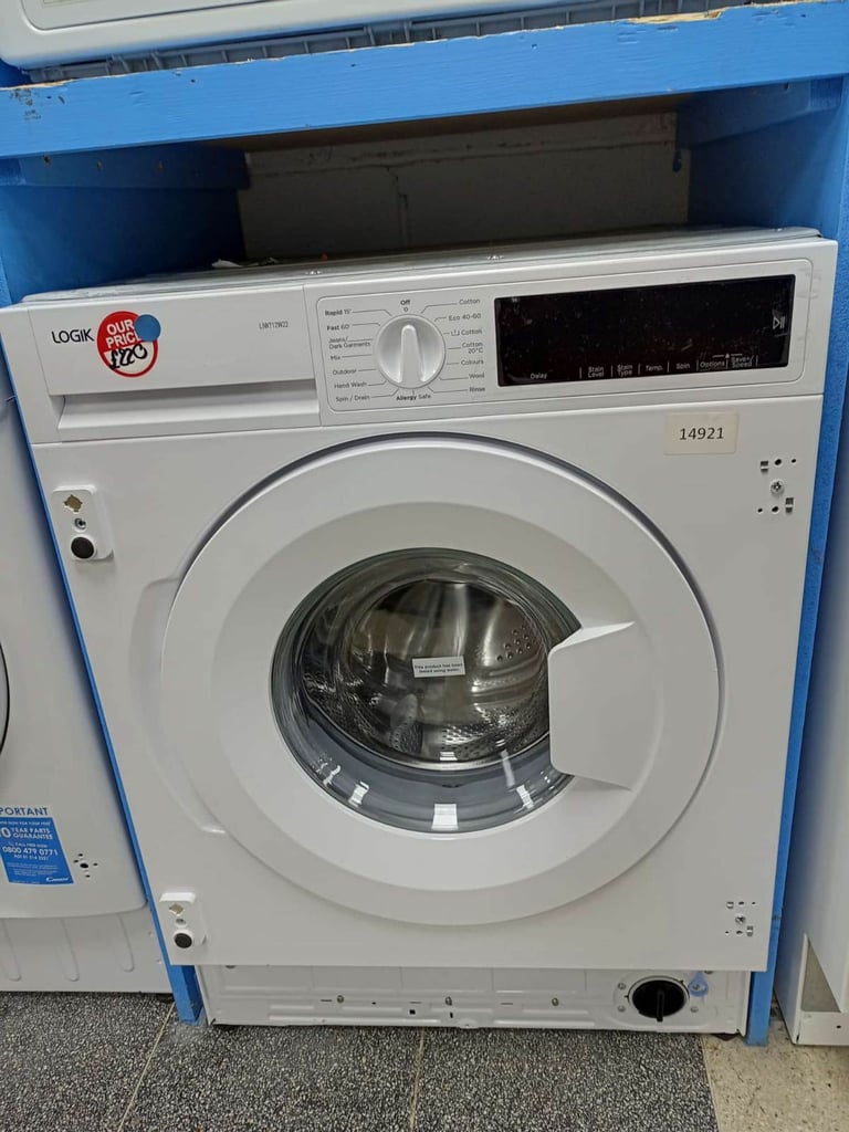 image for Logik 7kg Washing Machine Integrated no hinges 