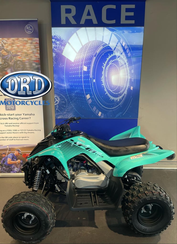 image for NEW Yamaha YFM110R 2025 RAPTOR ATV KIDS QUAD IN STOCK NOW!