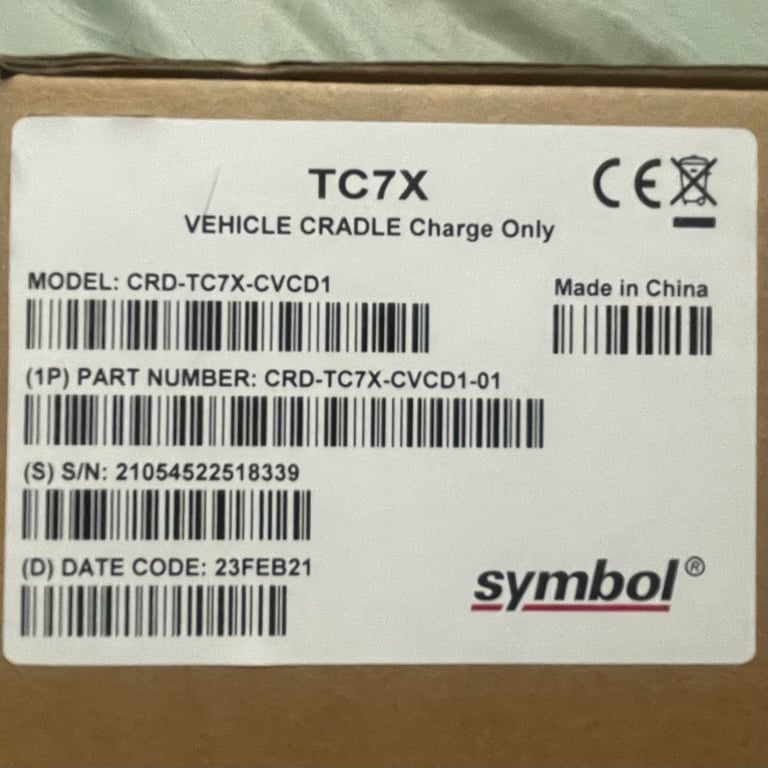 Vehicle Cradle Charging Dock for Zebra Motorola TC7x TC70 TC75 Handheld Computers