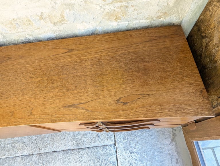 Mid Century Teak Sideboard - 6Ft Long - Beautility