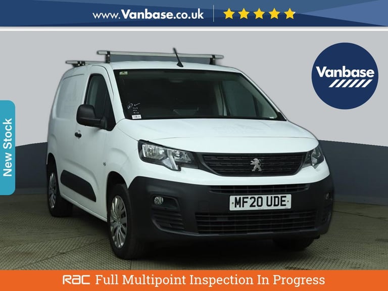 image for 2020 Peugeot Partner 1.5 BlueHDi 1000 Professional Standard Panel Van 5dr Diesel Manual SWB Euro ...