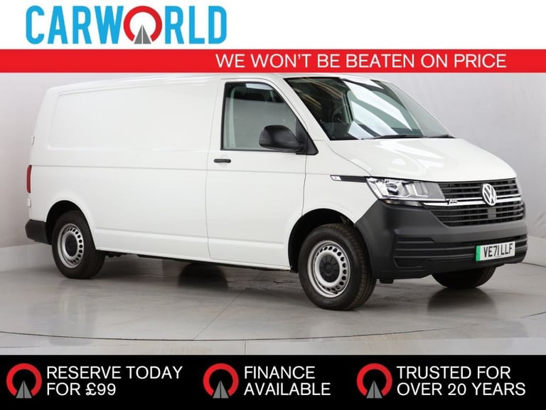 2021 Volkswagen Transporter e 110 37.3kWh Panel Van 5dr Electric Auto LWB (110 ps) PANEL VAN ELEC...