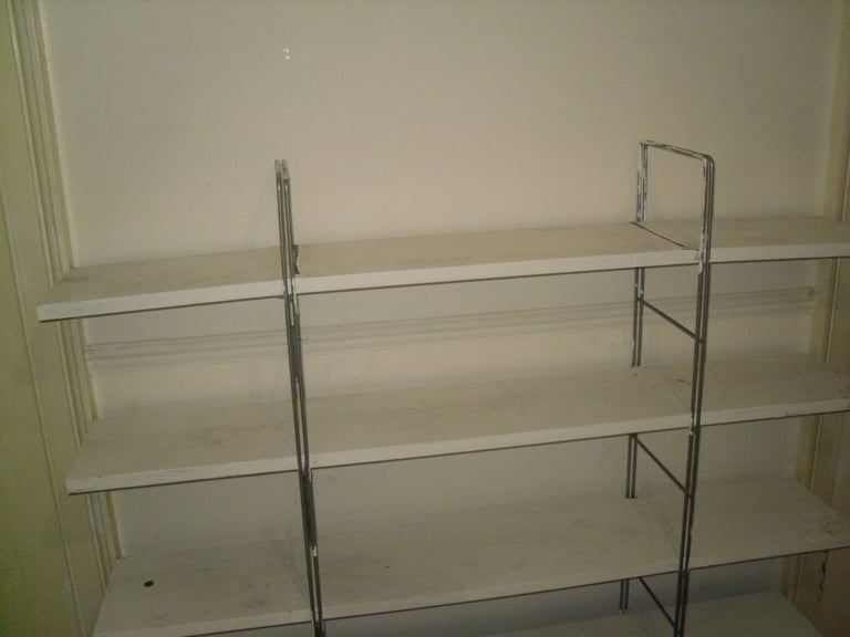 image for wooden shelving unit