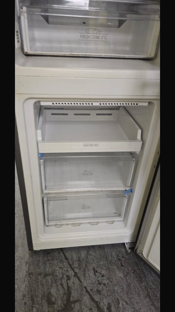 Hotpoint stainless steel fridge freezer. In excellent condition. Working perfectly. 