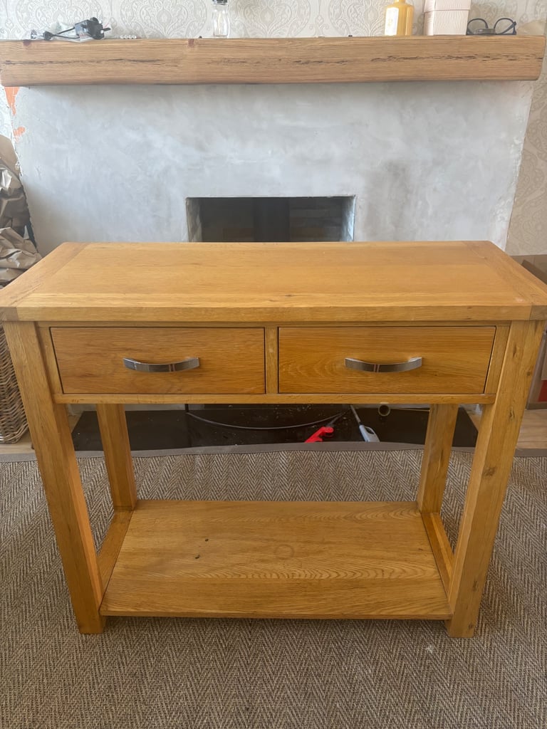 image for Console table. Oak