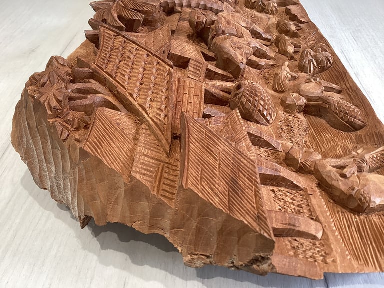 Hand Carved Wall Decoration 