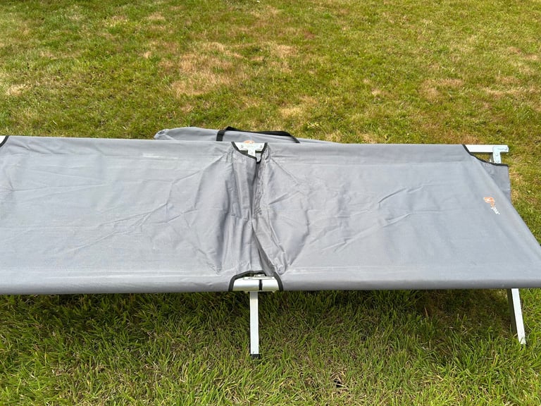 Grey Hi gear aluminium camping bed