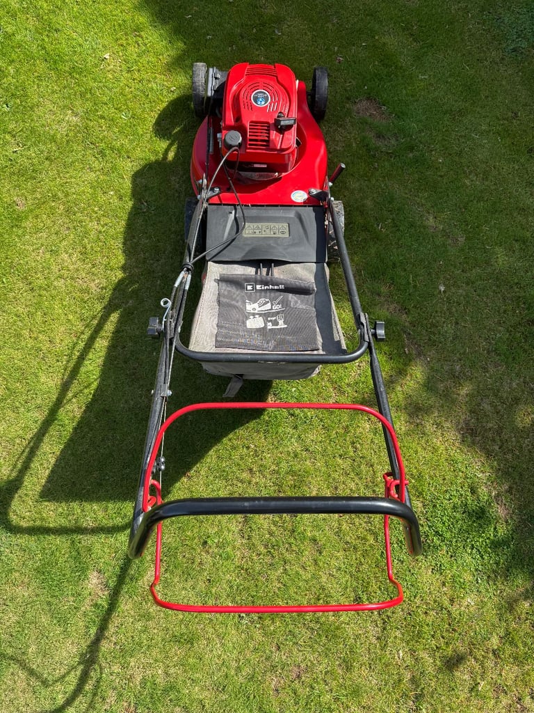 Einhell Lawnmower Petrol Self Propelled 46cm Rotary 4-Stroke 2000W 50L Grass Box