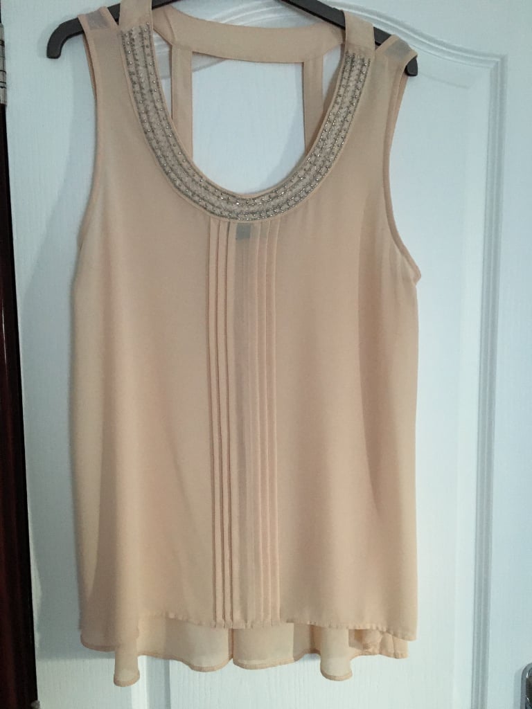 image for Ladies Dorothy Perkins Beige Blouse