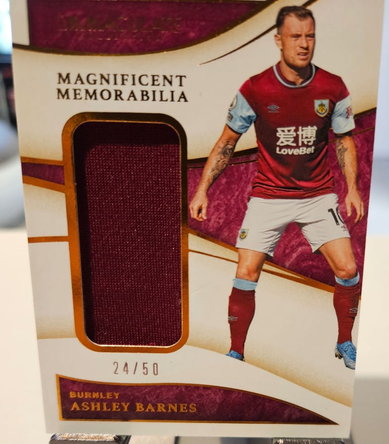 image for Ashley Barnes Game-Worn Patch /50 – £22