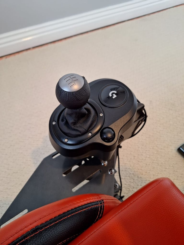 Gaming chair, pedals, wheel etc