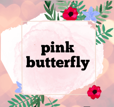 Pink butterfly