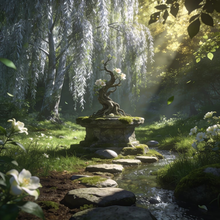 Concept art for The Whispering Glade