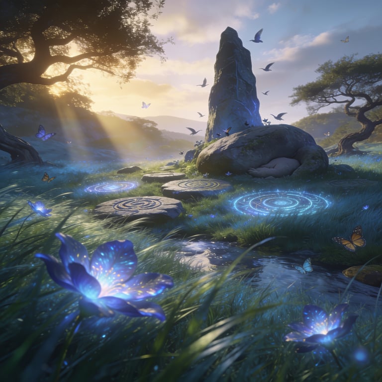 Concept art for The Whispering Plains