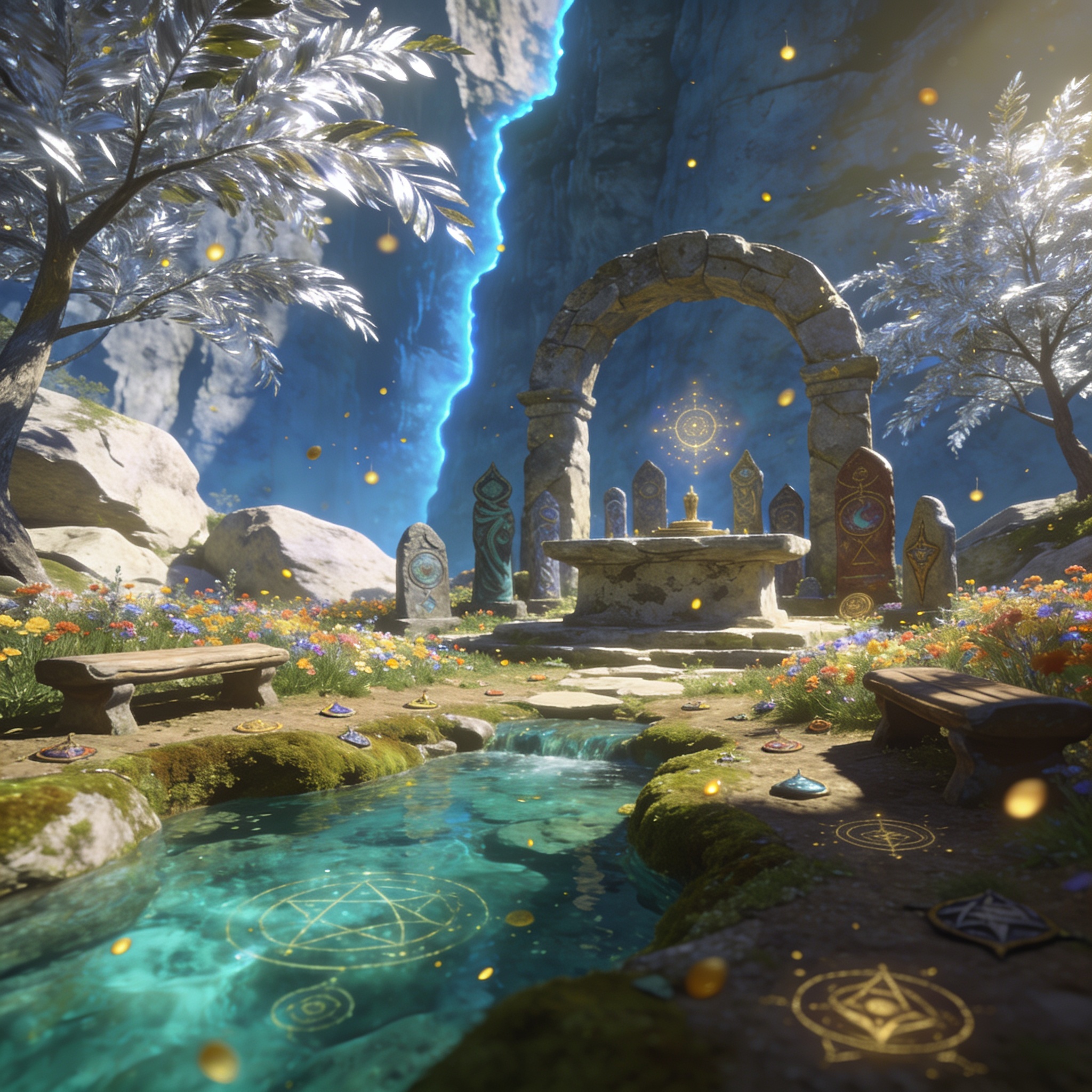 Concept art for Haven of Luminous Repose