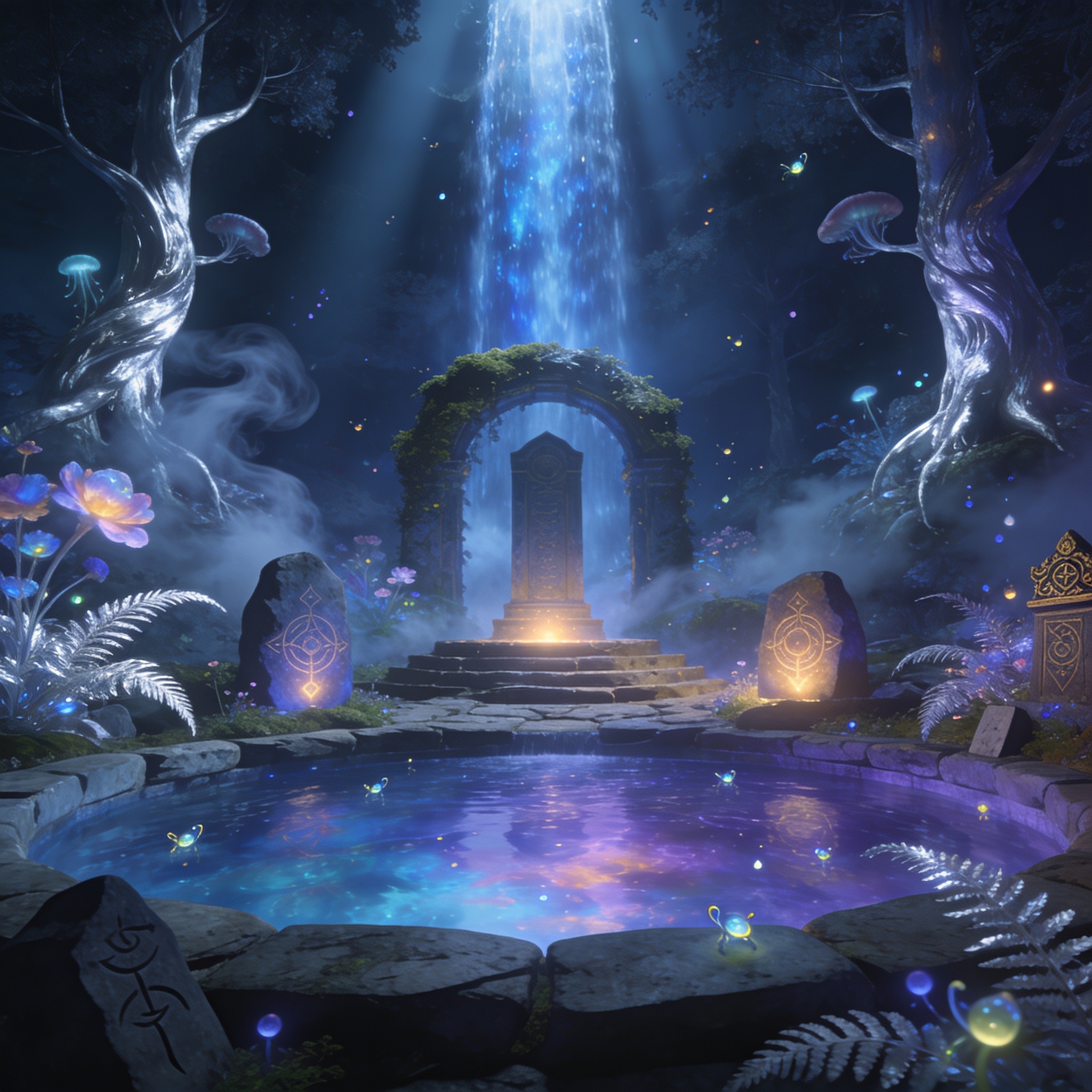 Concept art for The Celestial Vale