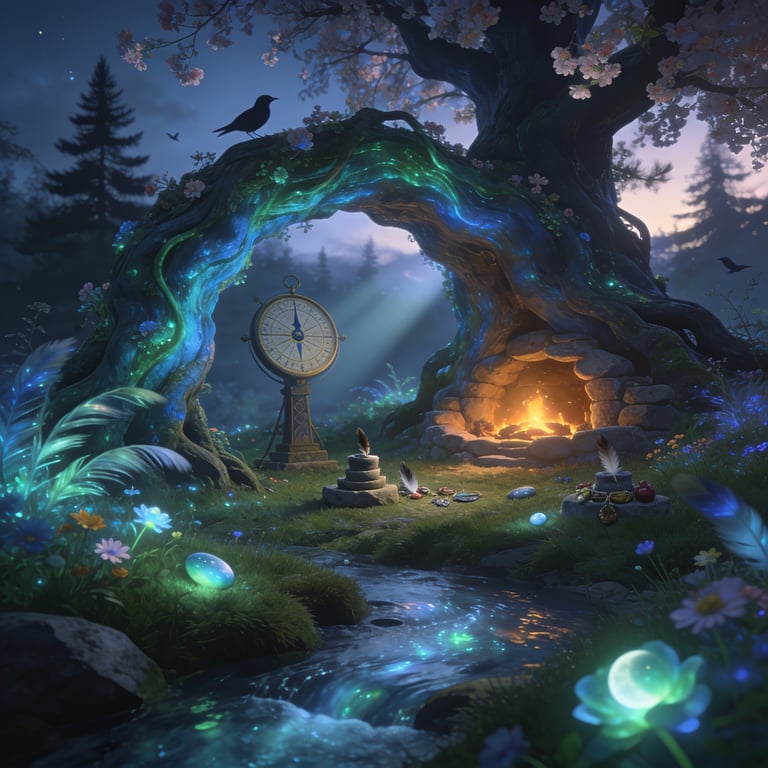 Concept art for The Celestial Refuge