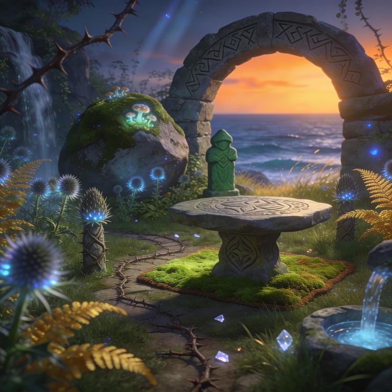 Concept art for Thistlewood Glade