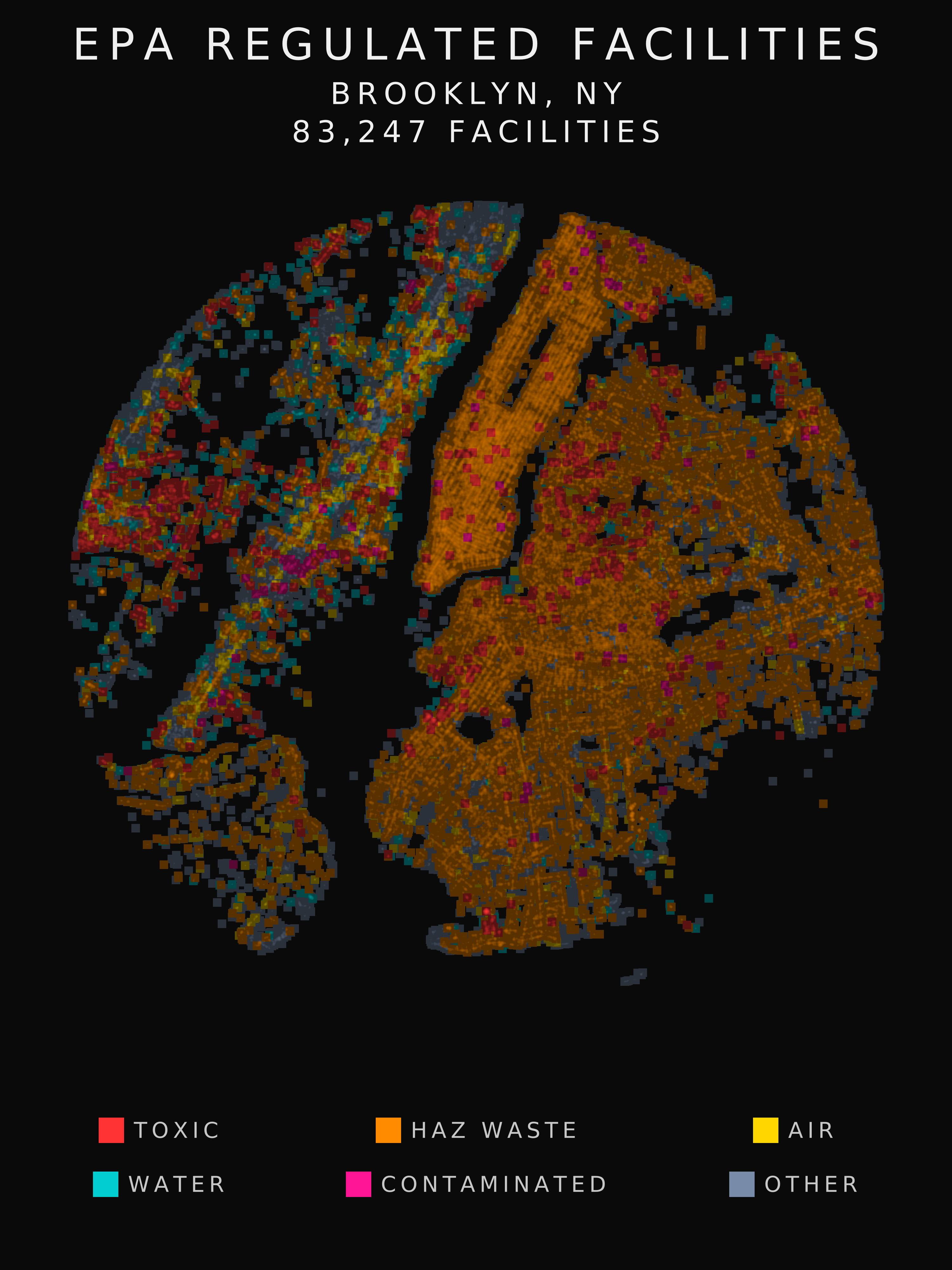 EPA facility radar for Brooklyn