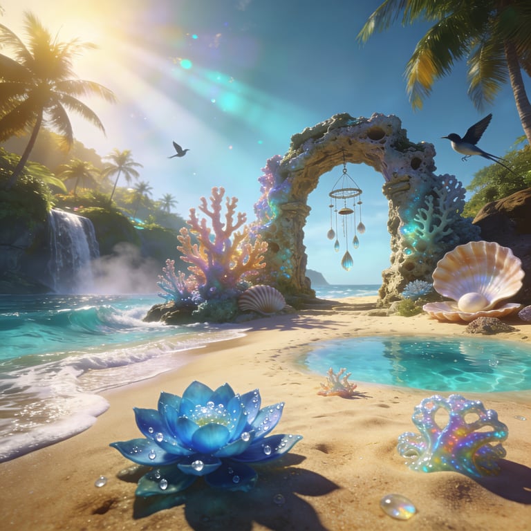 Concept art for Ethereal Cove