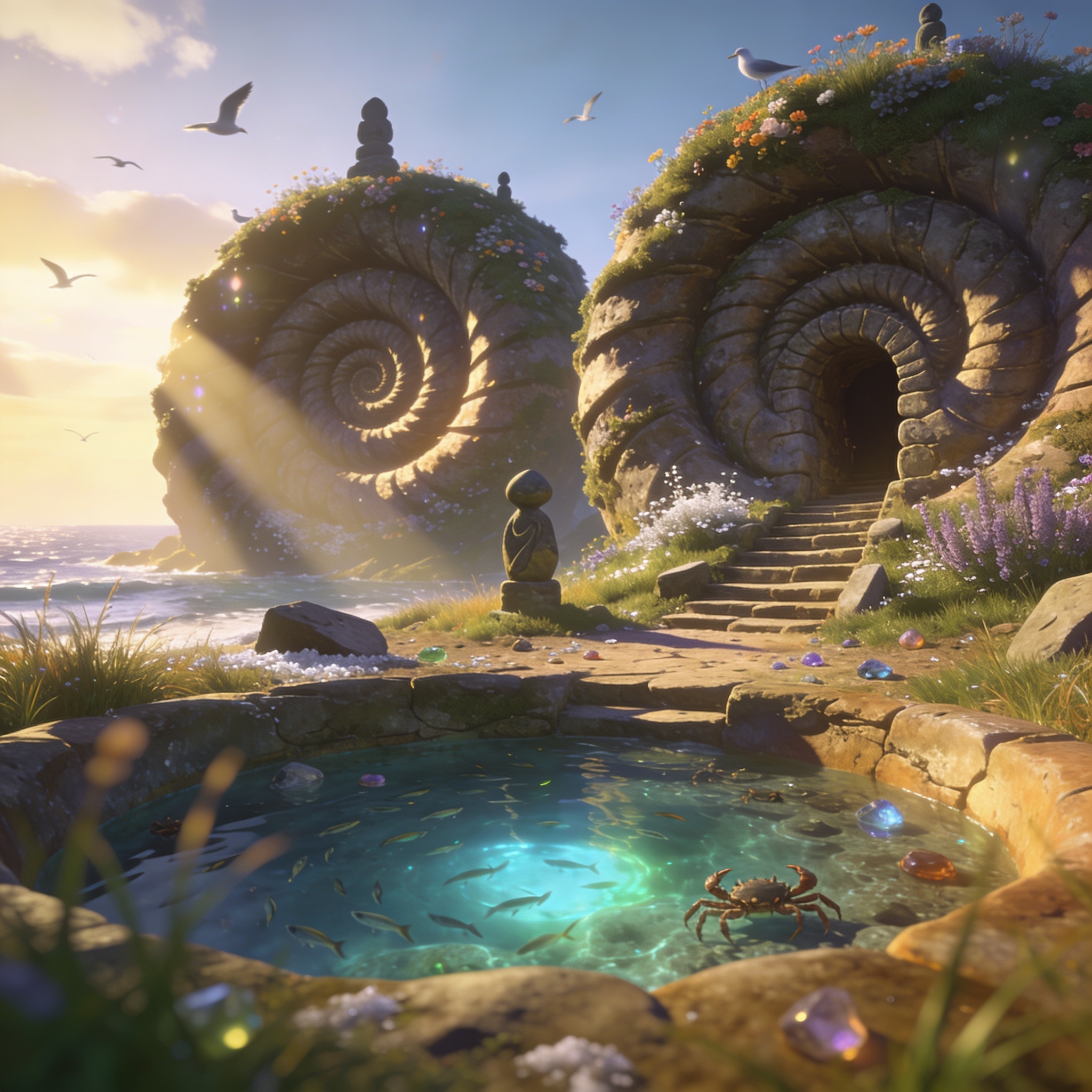 Concept art for The Everhelix Basin