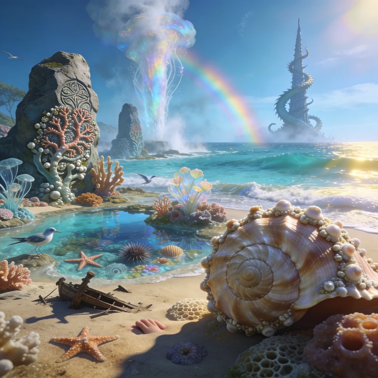 Concept art for The Whispering Reefs