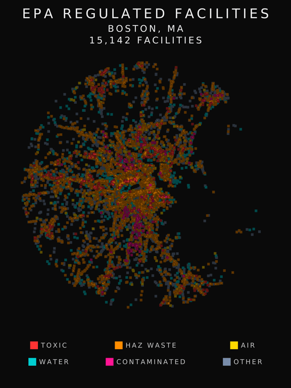 EPA facility radar for Boston