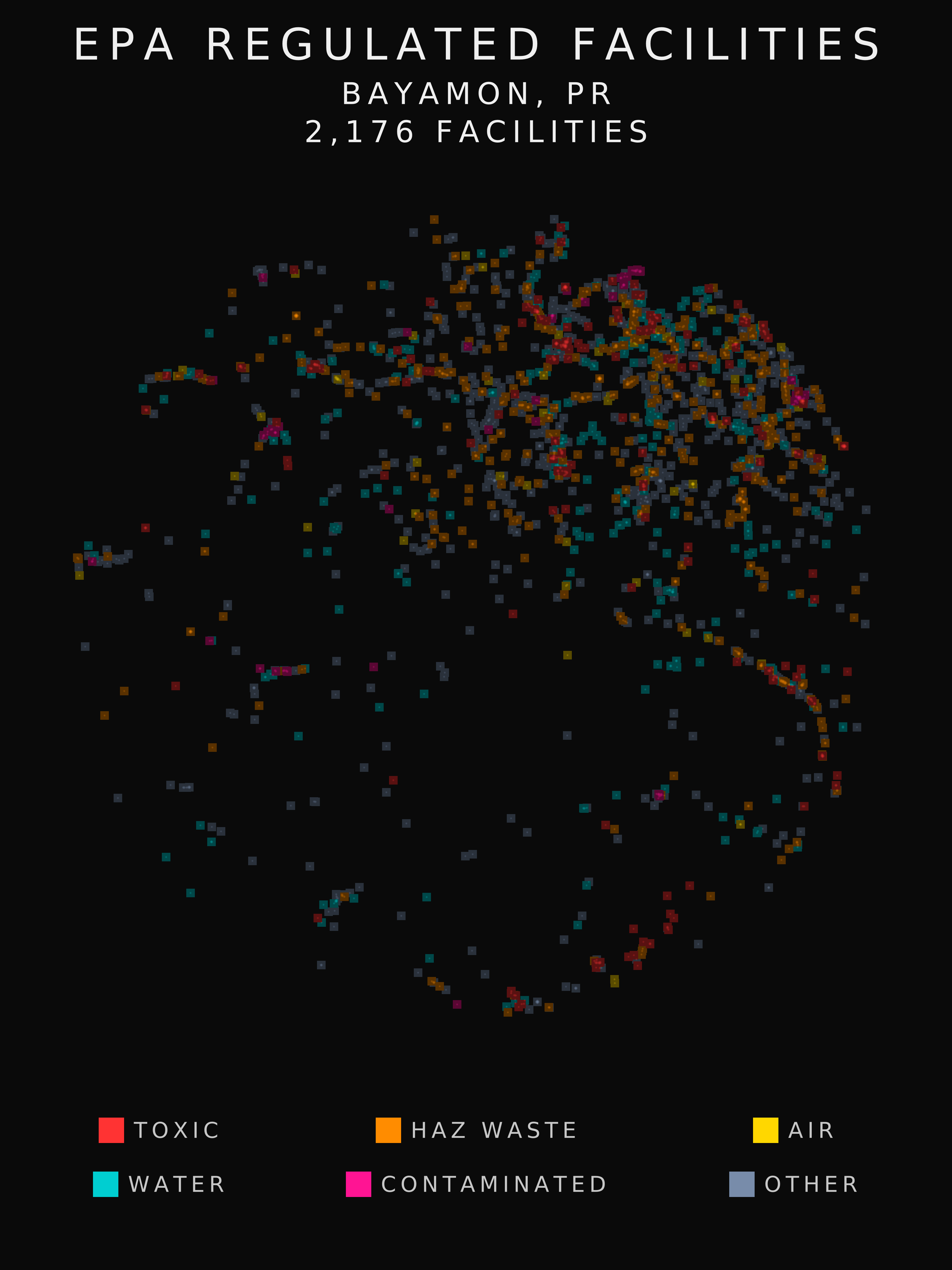 EPA facility radar for Bayamon